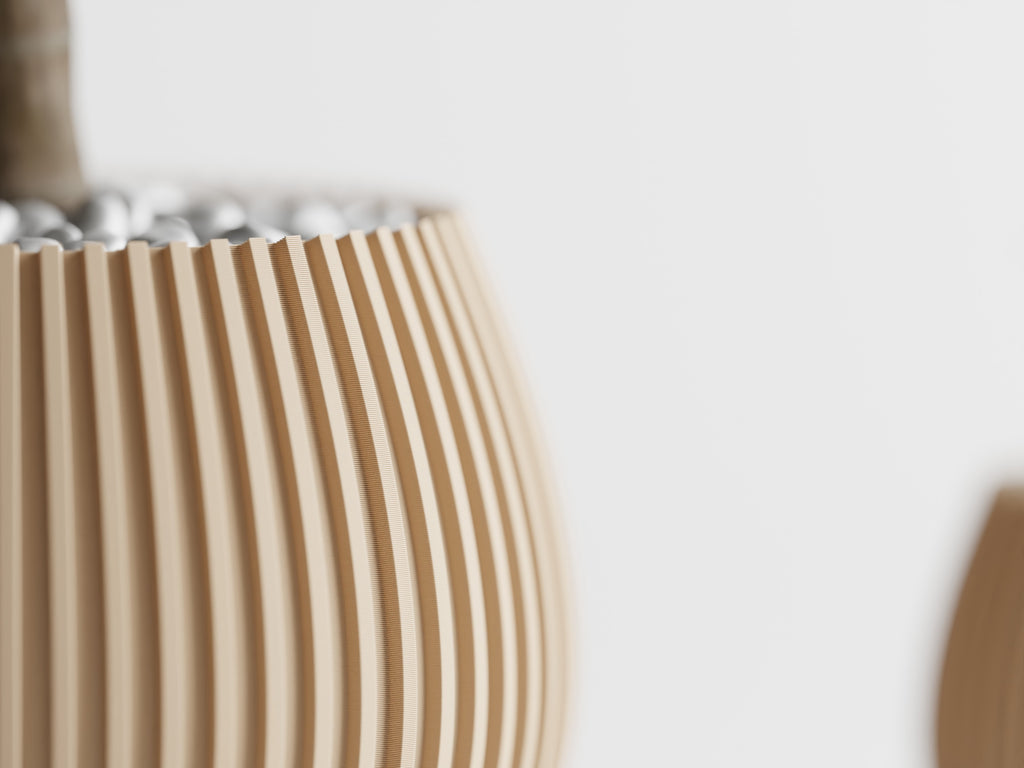 Modern Ribbed Vase -Series 4
