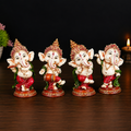 Dancing Ganesha (Set of 4)