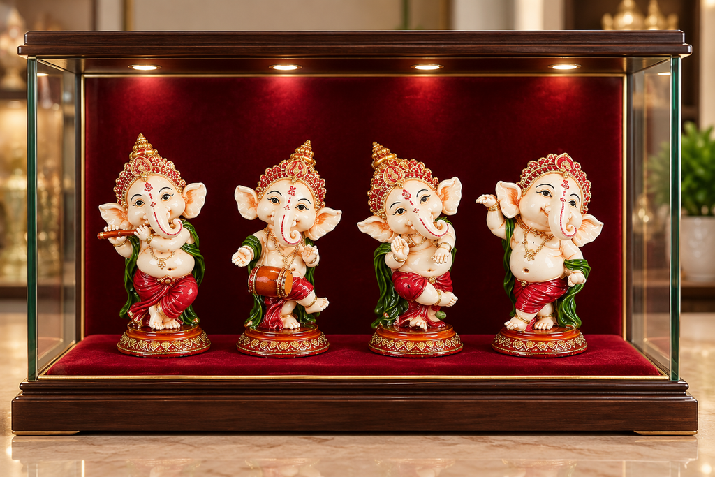 Dancing Ganesha (Set of 4)