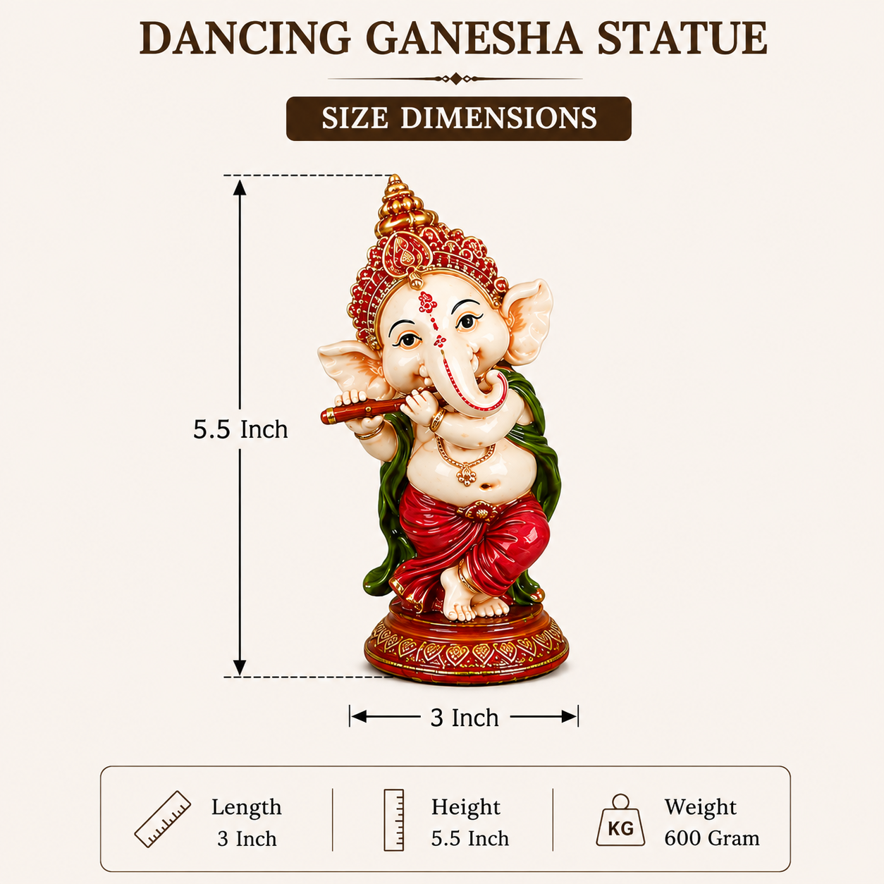 Dancing Ganesha (Set of 4)