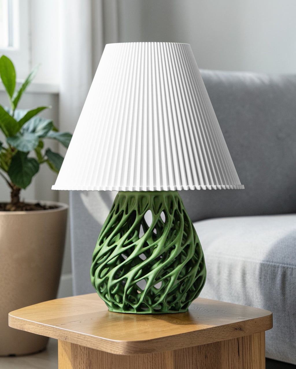 The Twisted Table Lamp