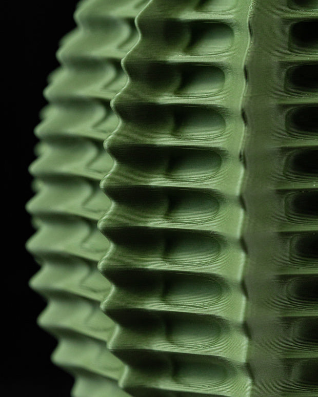 Ribbed Flower Vase
