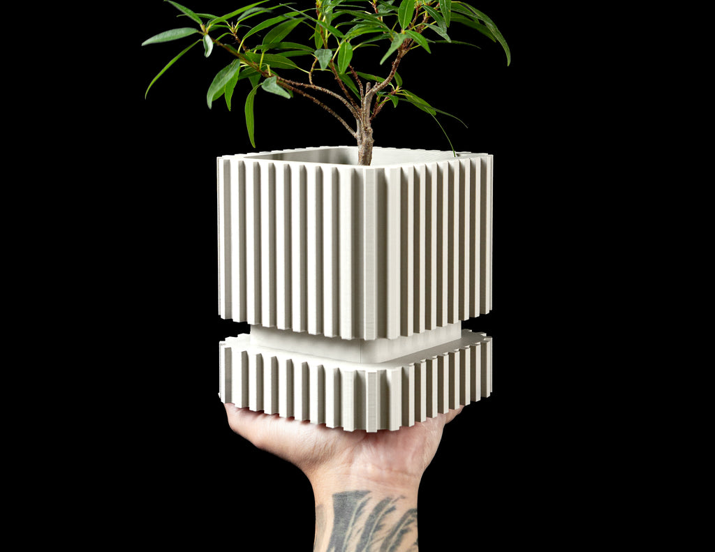 Stripes Planter Pot