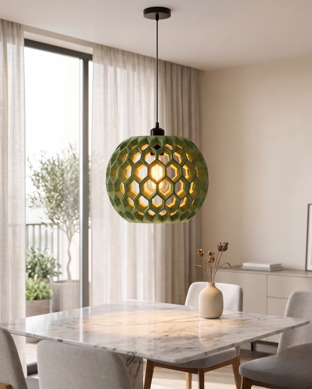 The Hexa Pendant Lamp