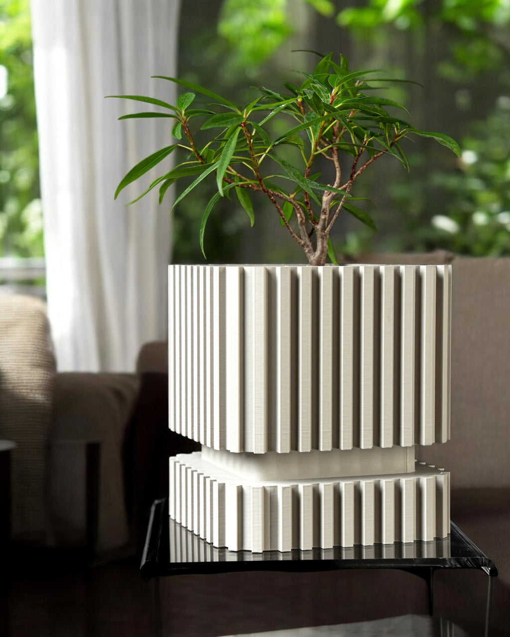 Stripes Planter Pot