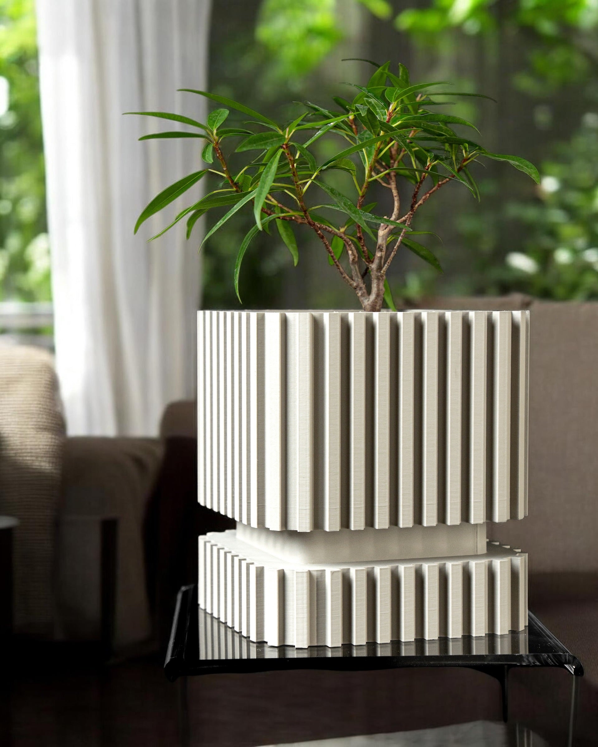 Stripes Planter Pot