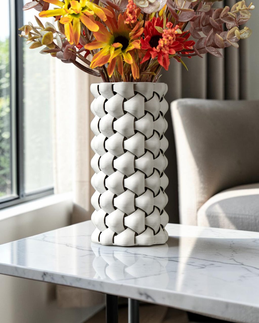 Tri-Weave Flower Vase