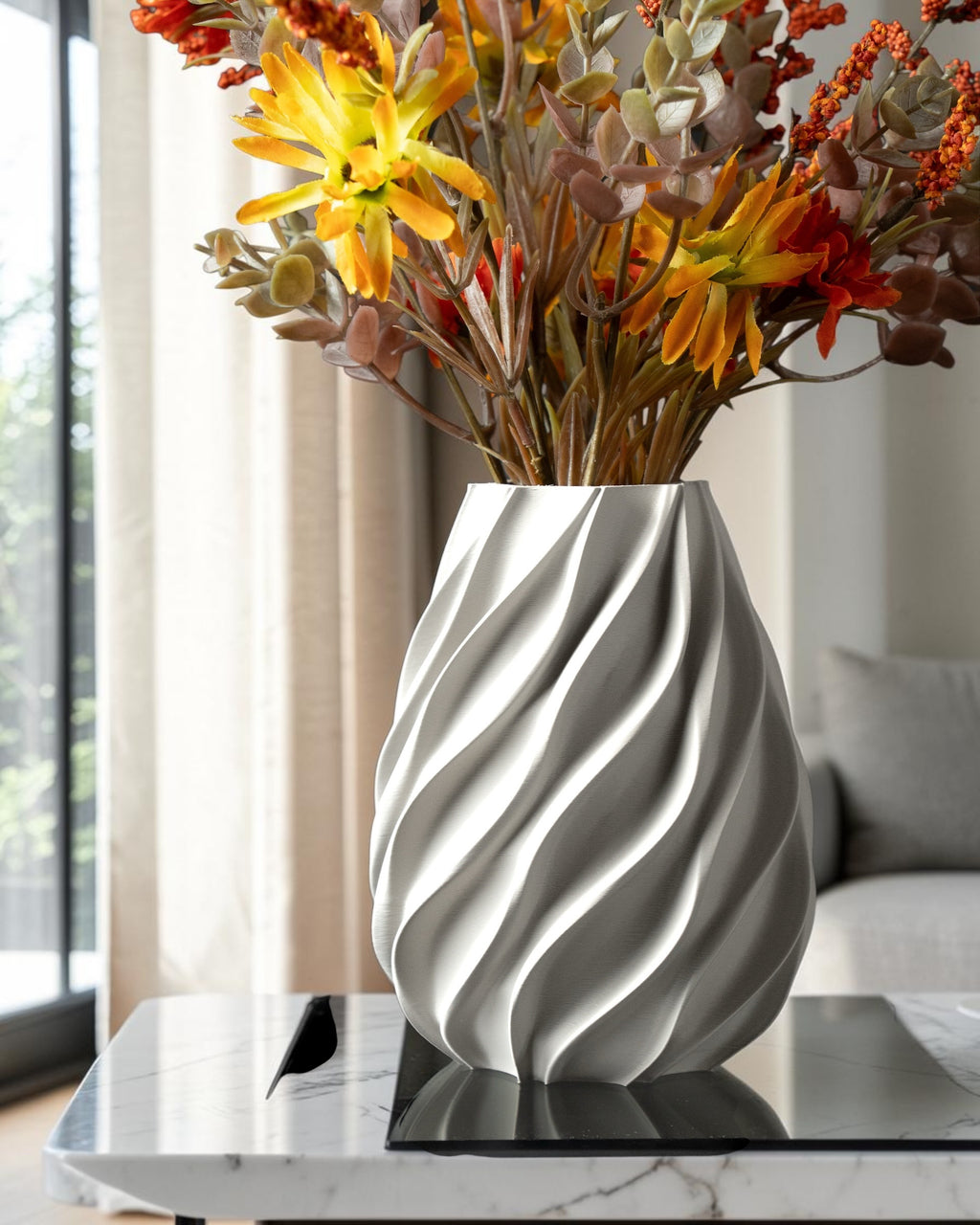 Twisted Flower Vase