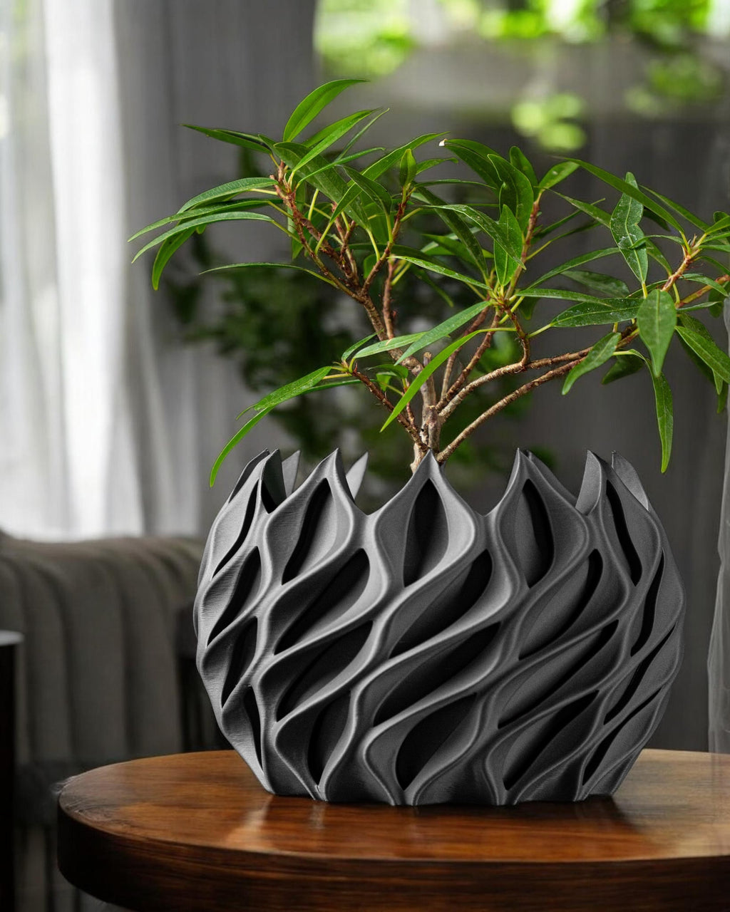 Twisted Planter Pot